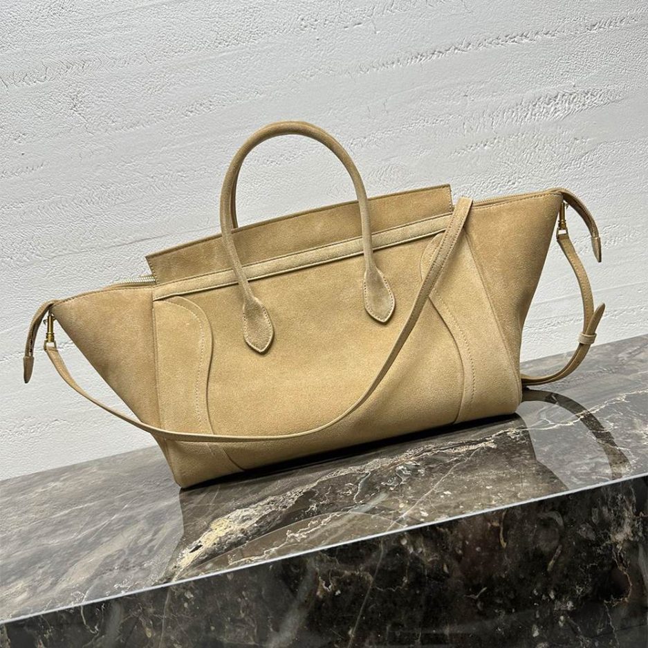 Ce1i*e LUGGAGE IN SUEDE CALFSKIN(HIGH-END GRADE)