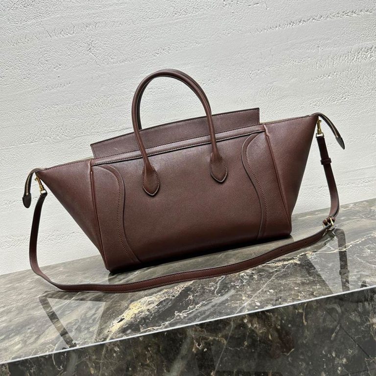 Ce1i*e LUGGAGE IN S*pPLE SHINY LAMBSKIN(HIGH-END GRADE)