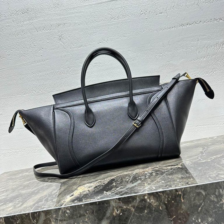 Ce1i*e LUGGAGE IN S*pPLE SHINY LAMBSKIN(HIGH-END GRADE)
