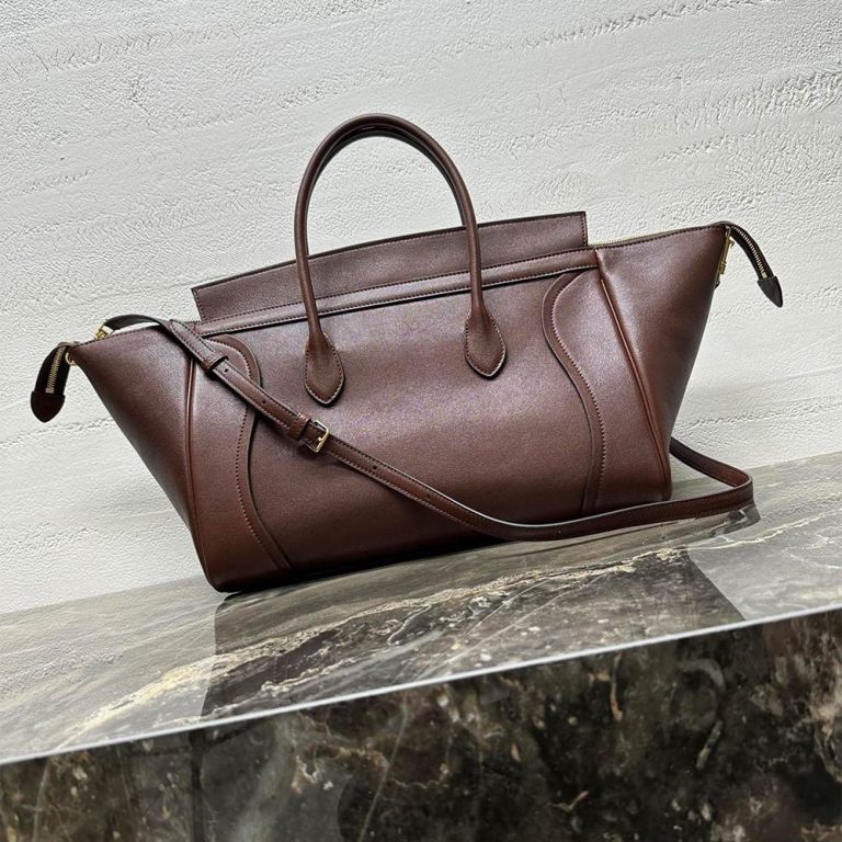 Ce1i*e LITTLE LUGGAGE IN S*pPLE SHINY LAMBSKIN(HIGH-END GRADE)