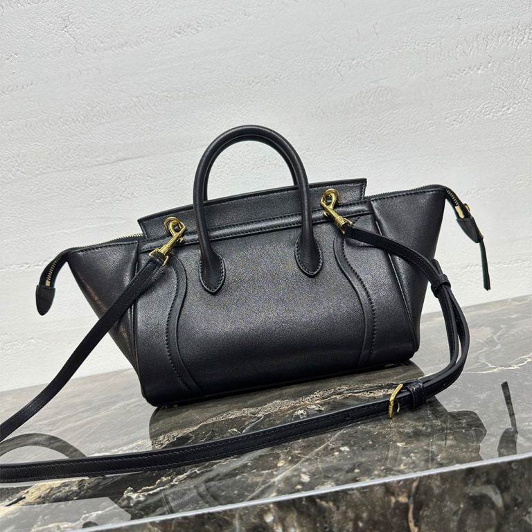 Ce1i*e LITTLE LUGGAGE IN S*pPLE SHINY LAMBSKIN(HIGH-END GRADE)
