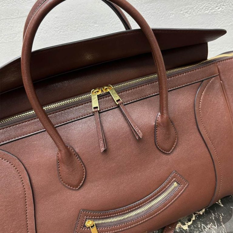 Ce1i*e LITTLE LUGGAGE IN S*pPLE SHINY LAMBSKIN(HIGH-END GRADE)