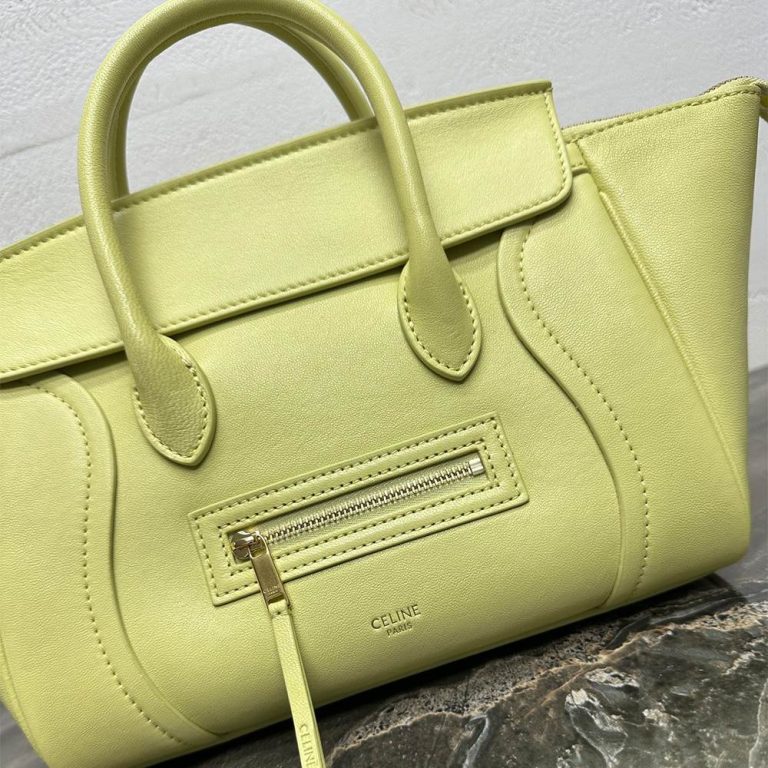 Ce1i*e LITTLE LUGGAGE IN S*pPLE SHINY LAMBSKIN(HIGH-END GRADE)