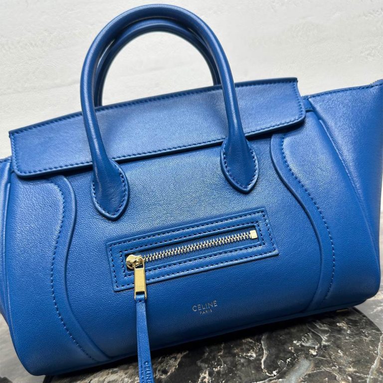 Ce1i*e LITTLE LUGGAGE IN S*pPLE SHINY LAMBSKIN(HIGH-END GRADE)