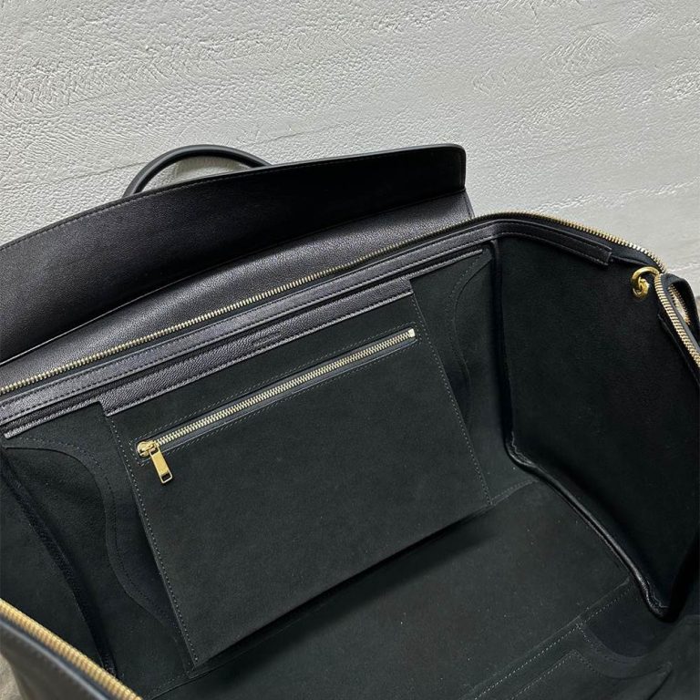 Ce1i*e LUGGAGE IN S*pPLE SHINY LAMBSKIN(HIGH-END GRADE)