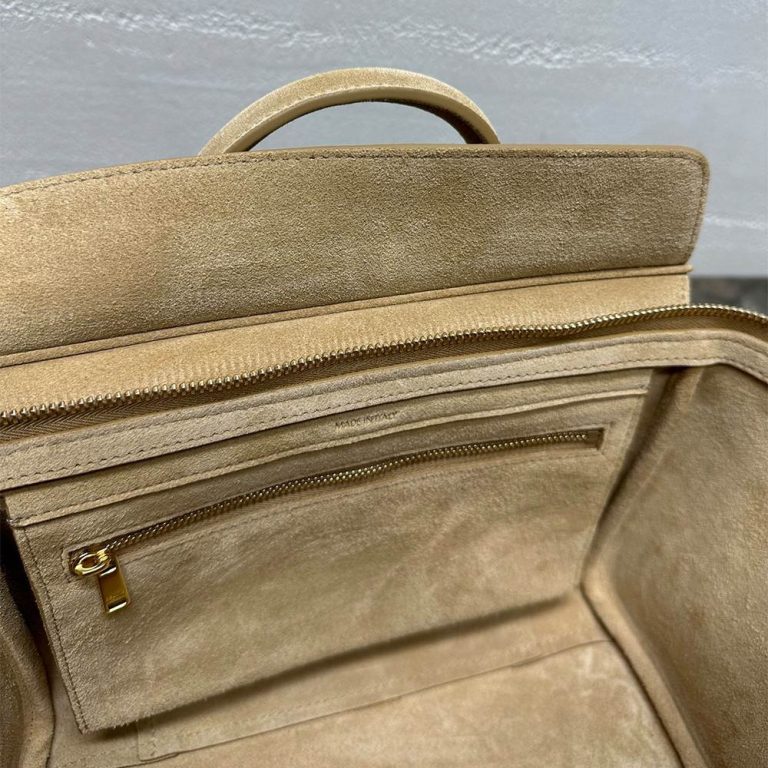 Ce1i*e SMALL LUGGAGE IN SUEDE CALFSKIN(HIGH-END GRADE)
