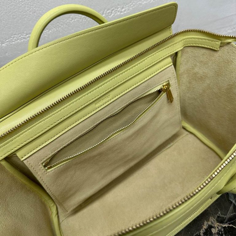 Ce1i*e LITTLE LUGGAGE IN S*pPLE SHINY LAMBSKIN(HIGH-END GRADE)