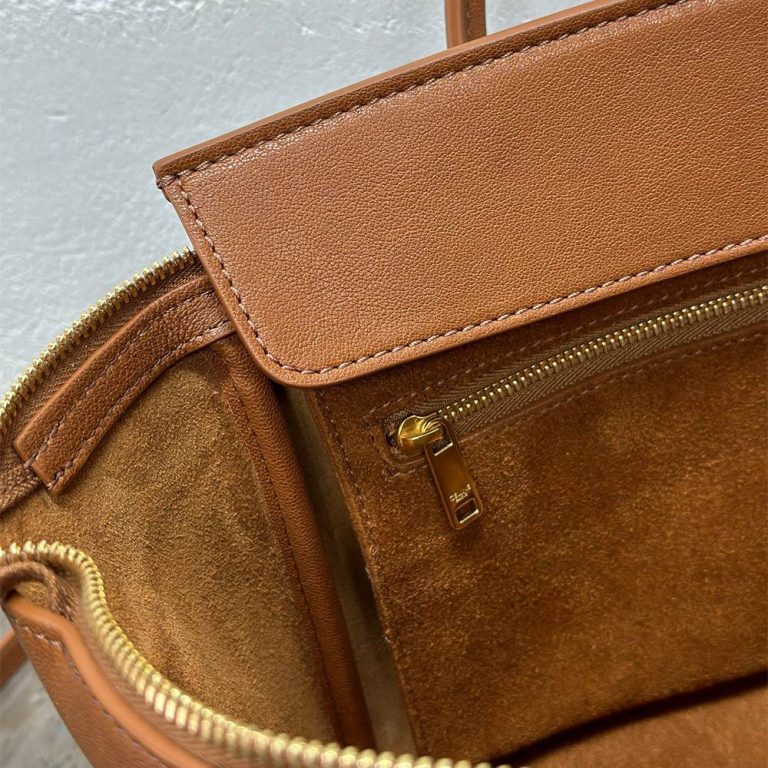 Ce1i*e LITTLE LUGGAGE IN S*pPLE SHINY LAMBSKIN(HIGH-END GRADE)