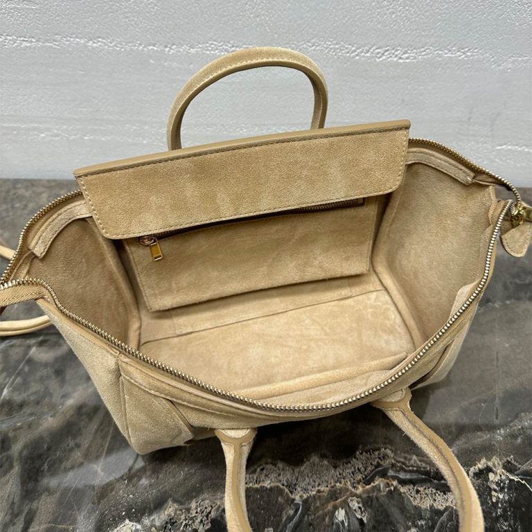 Ce1i*e SMALL LUGGAGE IN SUEDE CALFSKIN(HIGH-END GRADE)
