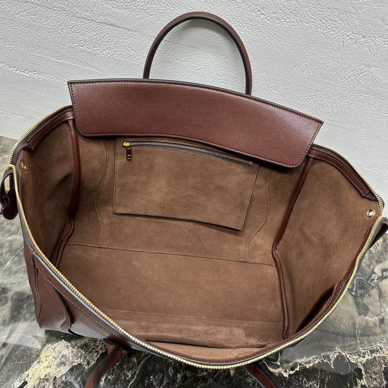Ce1i*e LITTLE LUGGAGE IN S*pPLE SHINY LAMBSKIN(HIGH-END GRADE)