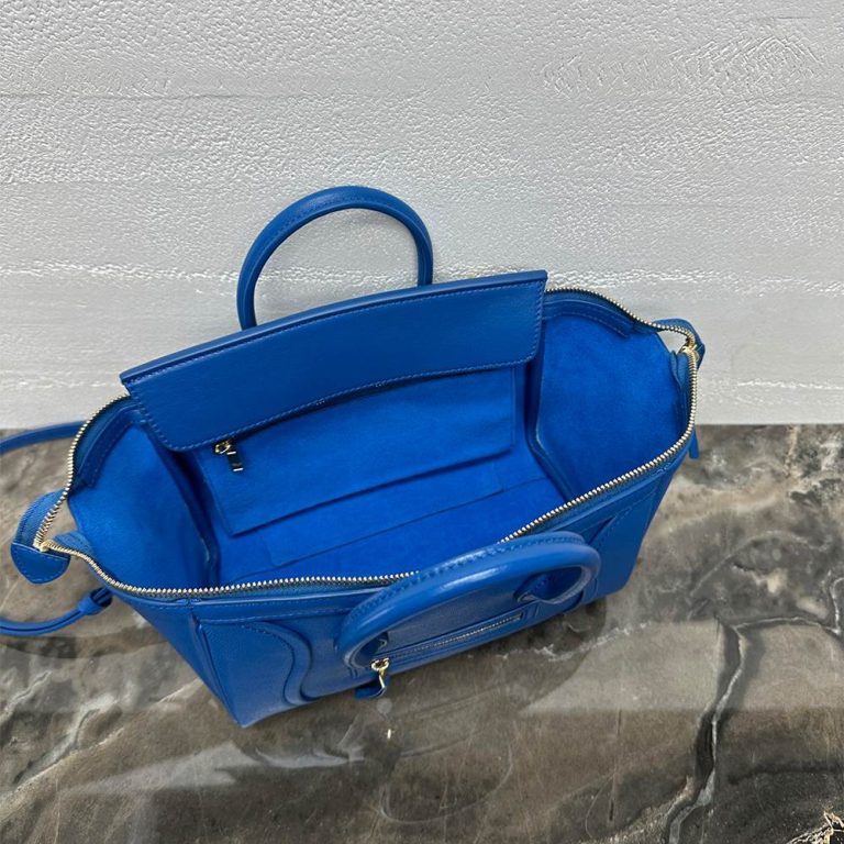 Ce1i*e LITTLE LUGGAGE IN S*pPLE SHINY LAMBSKIN(HIGH-END GRADE)