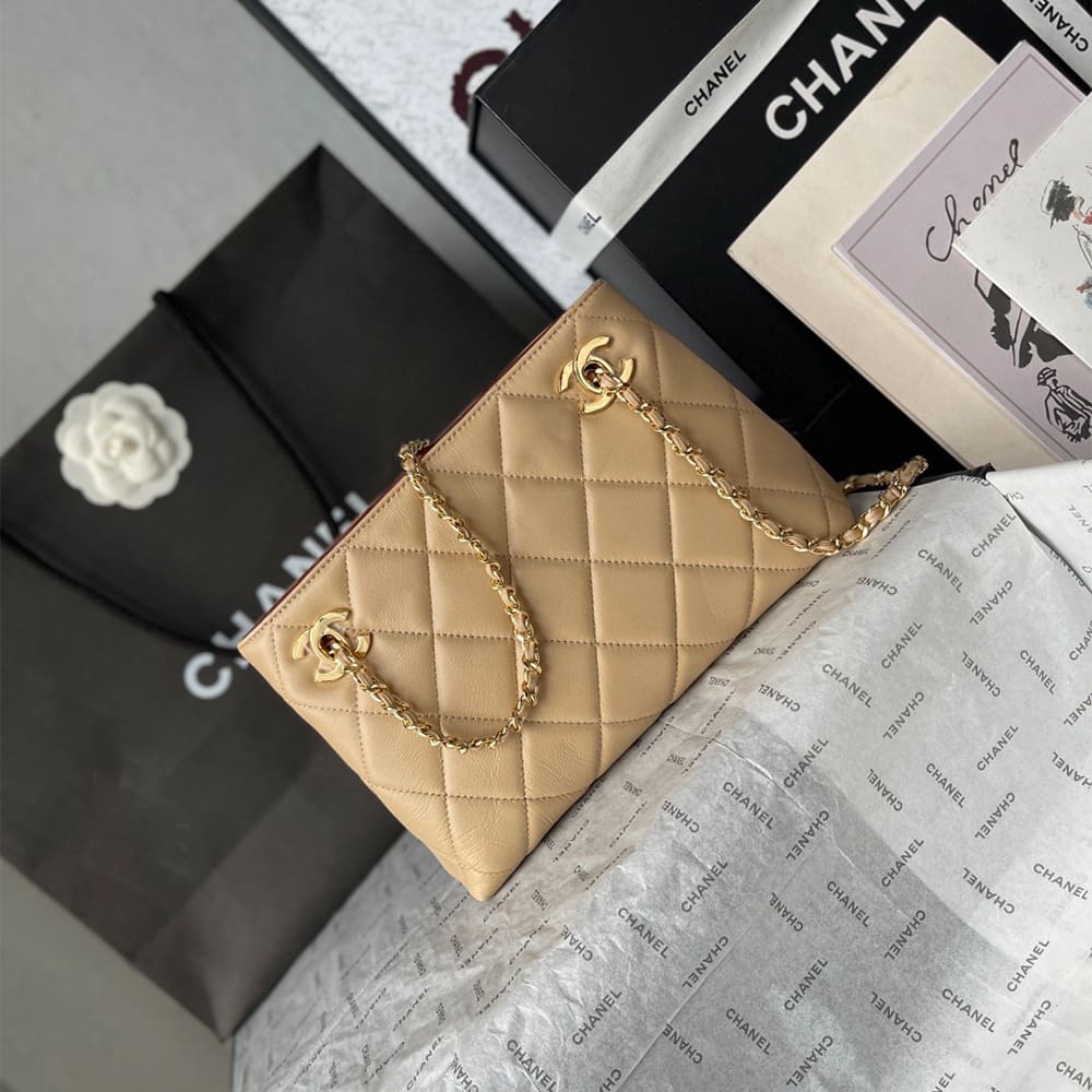 Ch**el Small Shopping Bag(HIGH-END GRADE)
