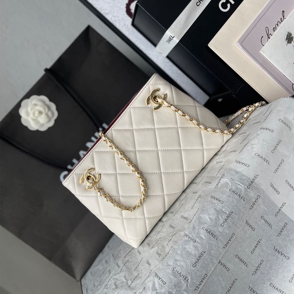 Ch**el Small Shopping Bag(HIGH-END GRADE)