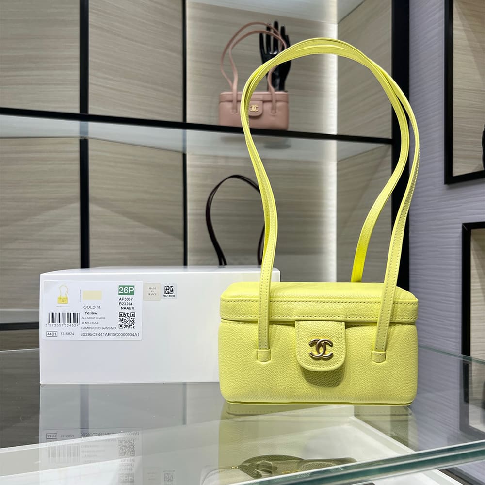 Ch**el Long Vanity with Leather Strap(HIGH-END GRADE)