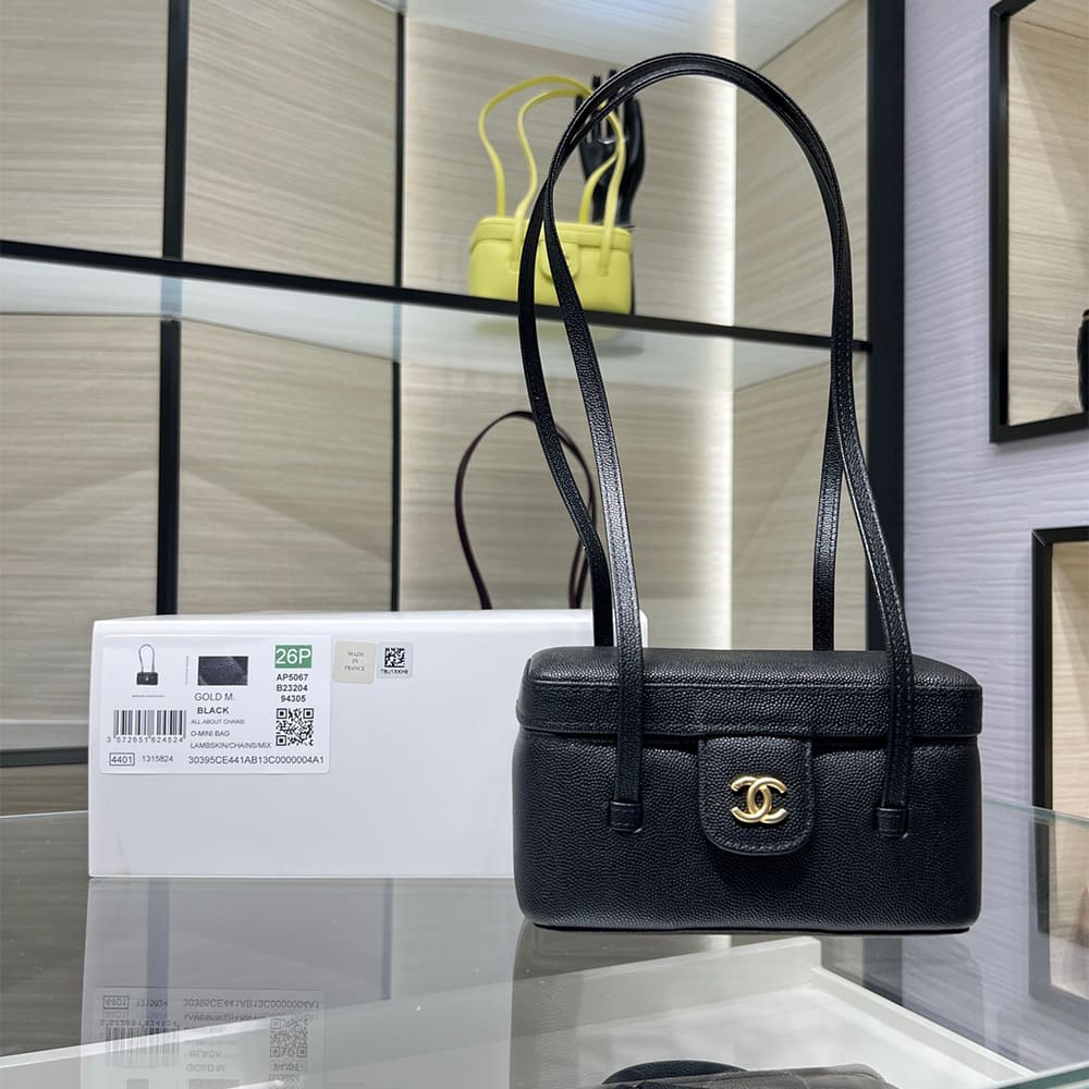 Ch**el Long Vanity with Leather Strap(HIGH-END GRADE)