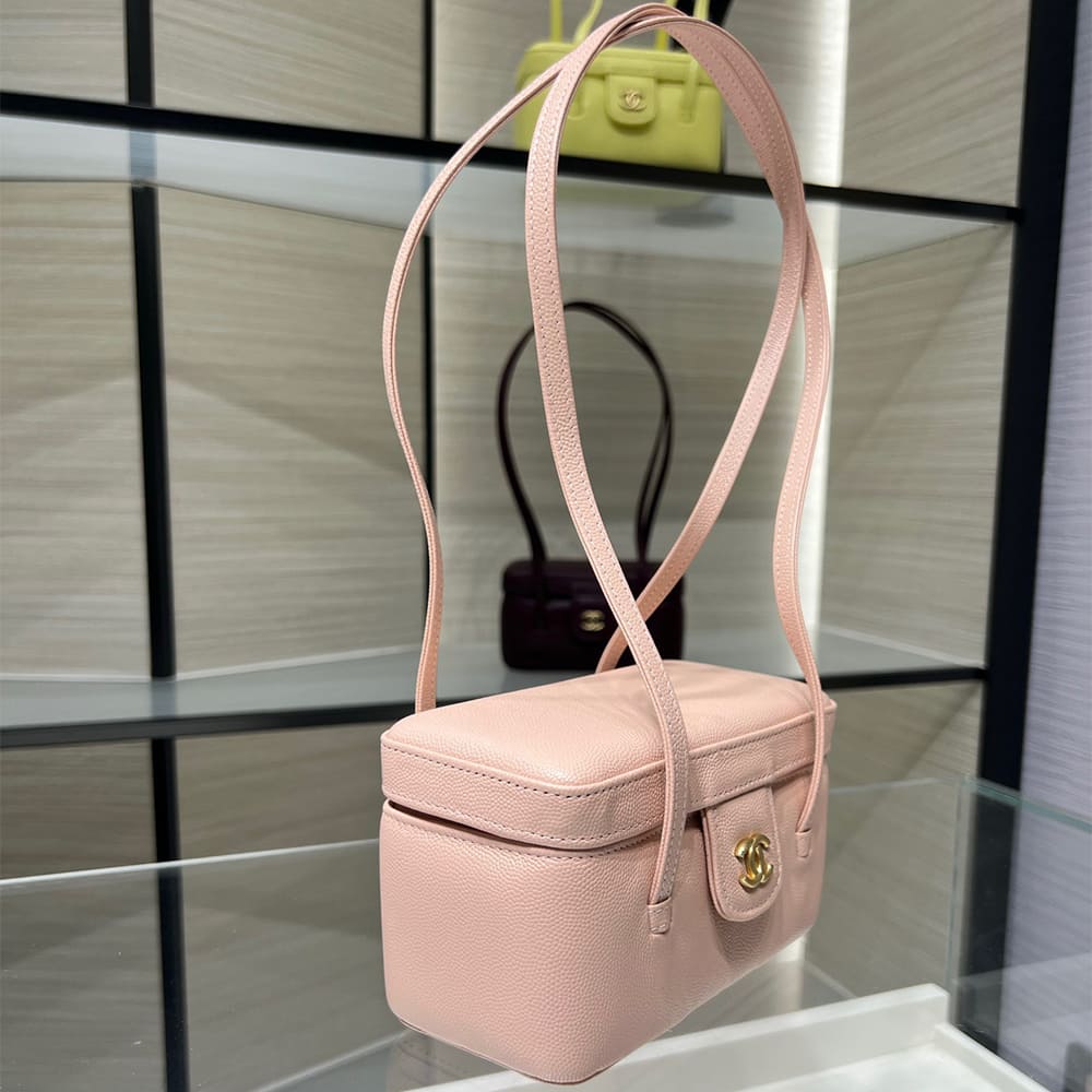 Ch**el Long Vanity with Leather Strap(HIGH-END GRADE)