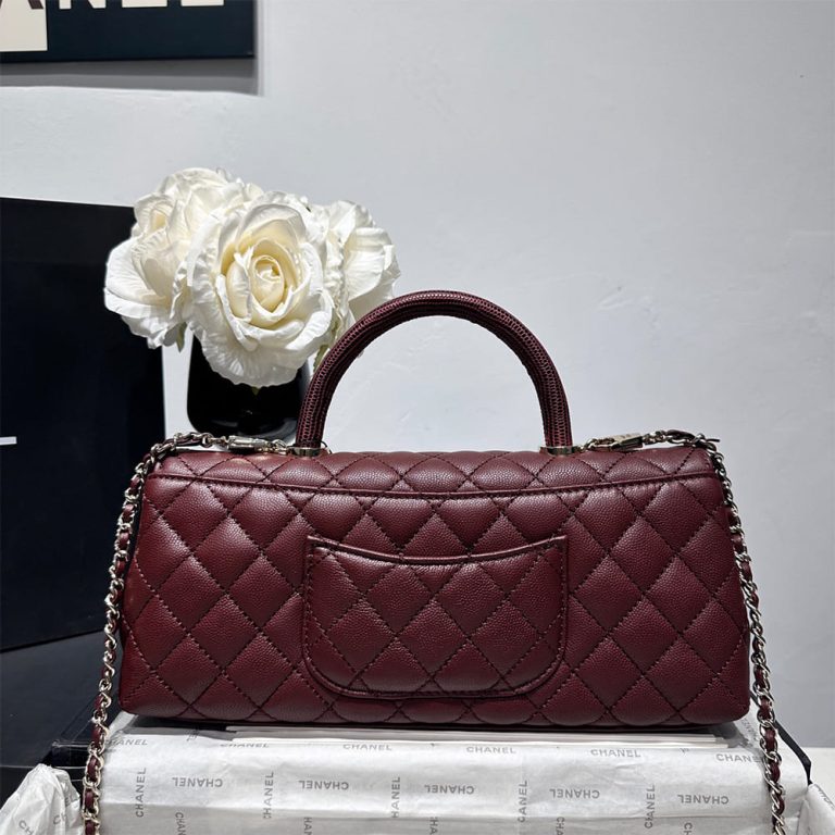 Ch**el Coco Handle Maxi Top Handle Flap Bag(HIGH-END GRADE)
