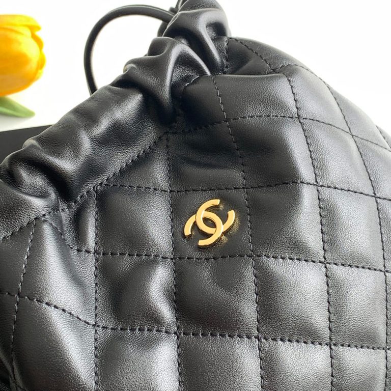 Ch**el Clutch with Leather Strap(HIGH-END GRADE)