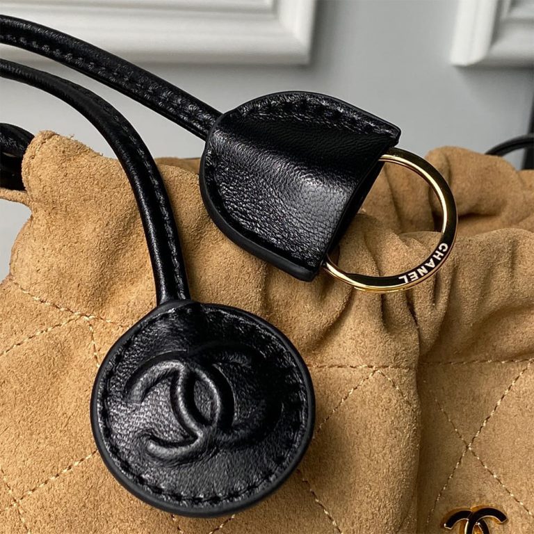 Ch**el Clutch with Leather Strap(HIGH-END GRADE)