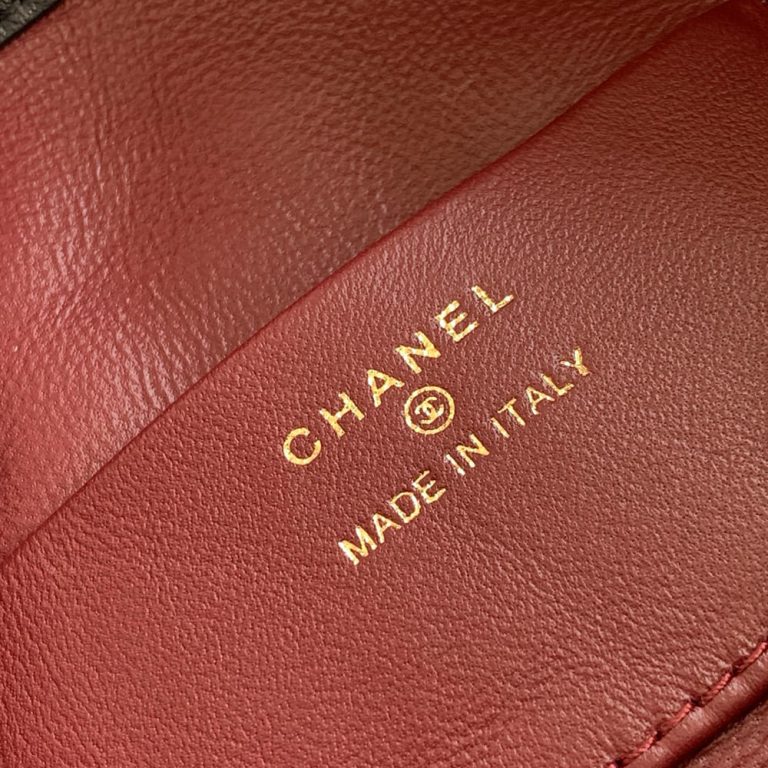 Ch**el Clutch with Leather Strap(HIGH-END GRADE)