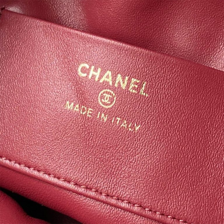 Ch**el Clutch with Leather Strap(HIGH-END GRADE)